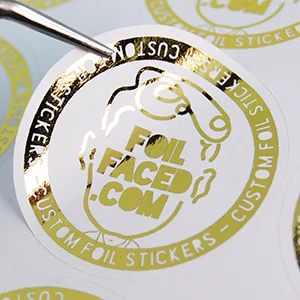 Gold Foil Sticker