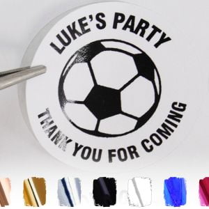 Football party stickers