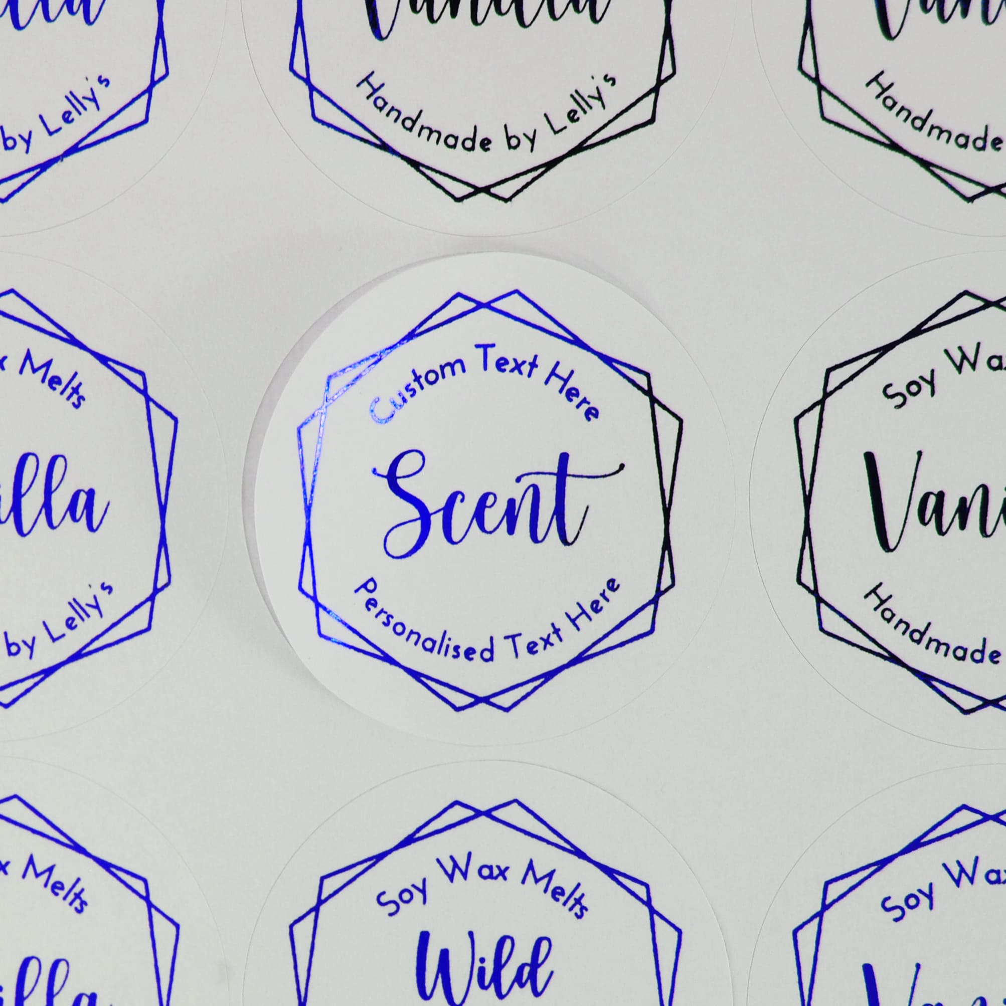 Personalised Soy Candle, Soap, Wax Melt Stickers - Image 2