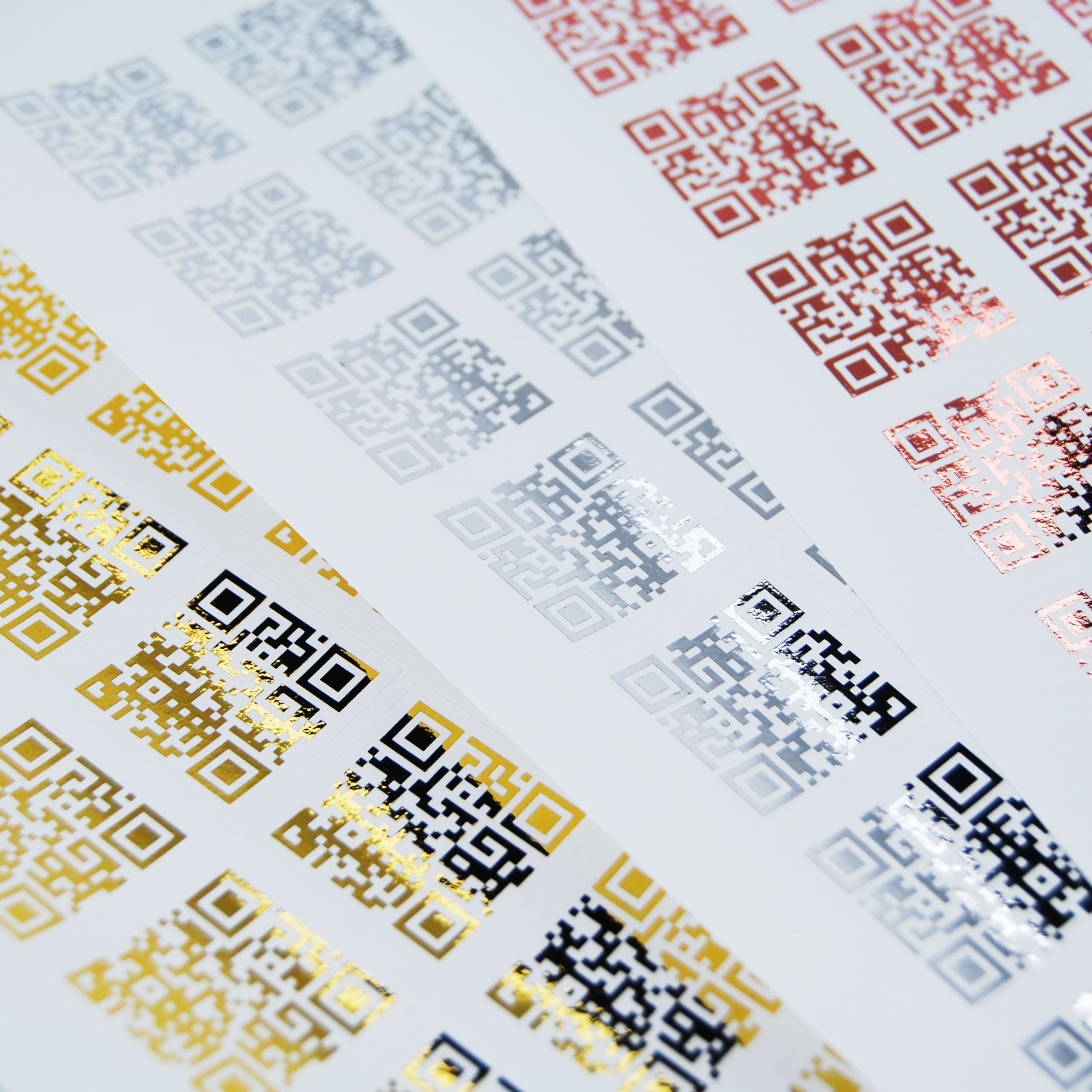 Metallic QR Code Stickers - Custom link to Website or Business - Image 4