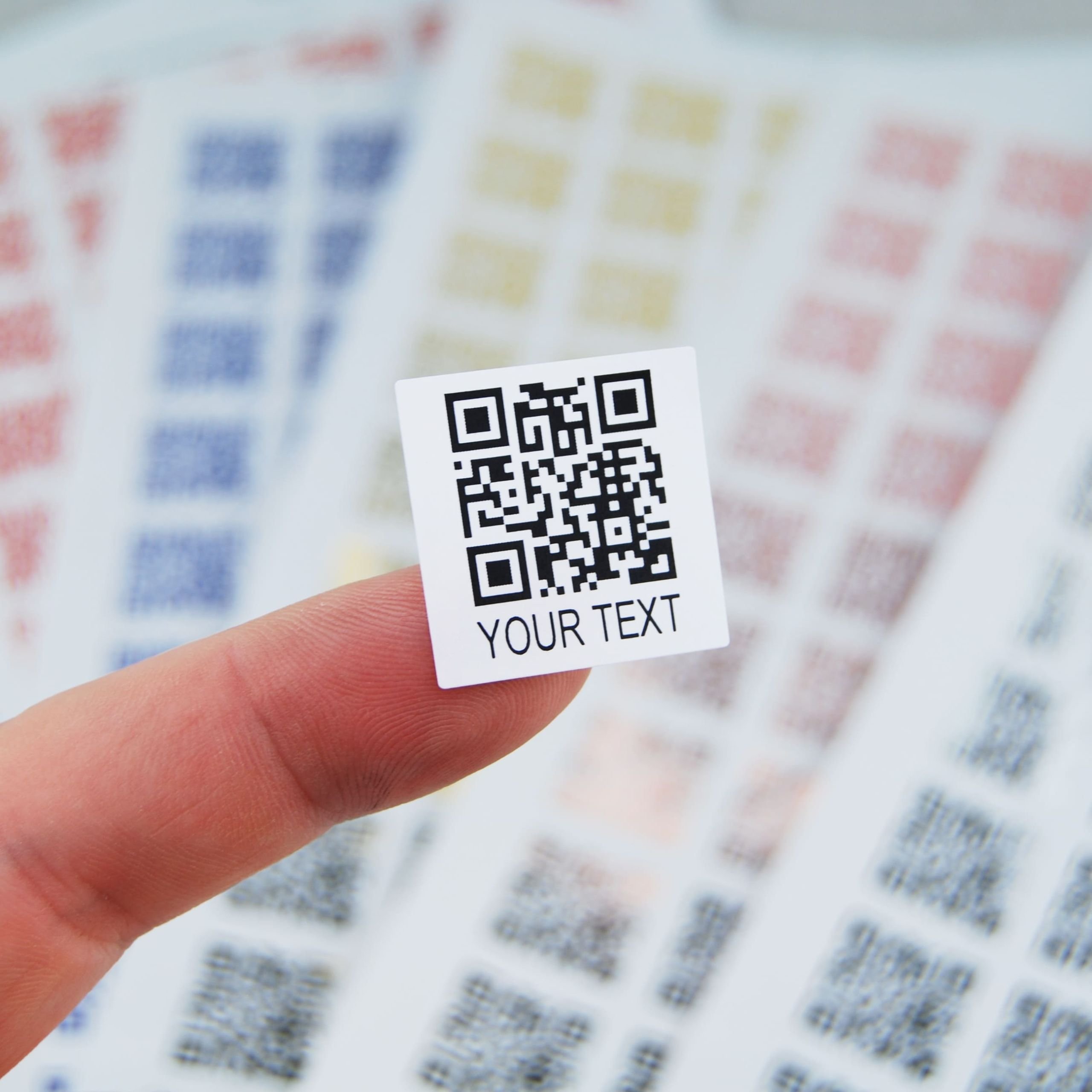 Metallic QR Code Stickers - Custom link to Website or Business - Image 3
