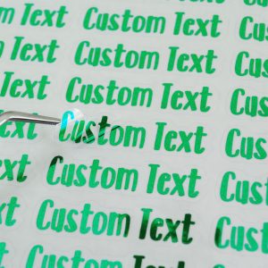 Clear Contour Cut Green