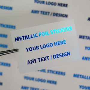 Premium Personalised Frosted Rectangle Stickers