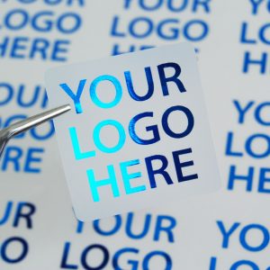 Premium Personalised Frosted Rounded Square Stickers