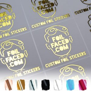 Premium Personalised Frosted Square Stickers