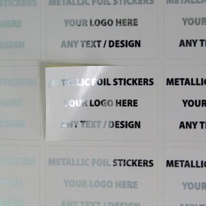 Premium Personalised Gloss White Rectangle Stickers