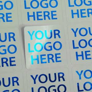Premium Personalised Gloss White Rounded Square Stickers
