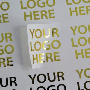 Premium Personalised Matt White Rounded Square Stickers