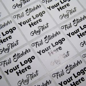 Premium Personalised Matt White Square Stickers